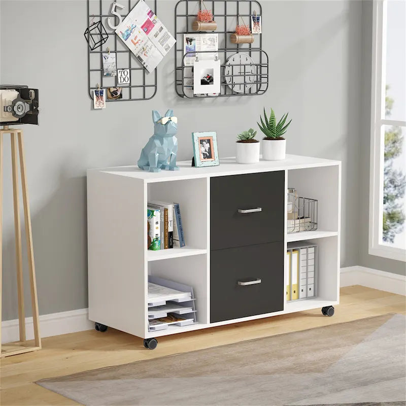 Classeur moderne noir et blanc