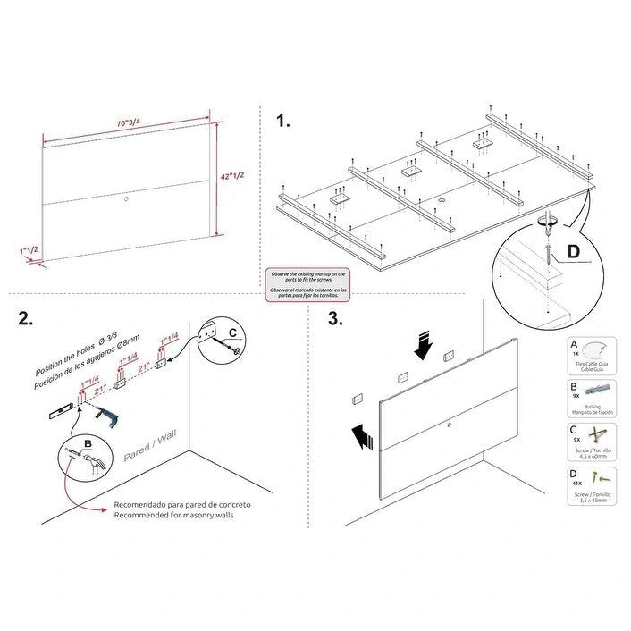 Meuble TV pour écran plat