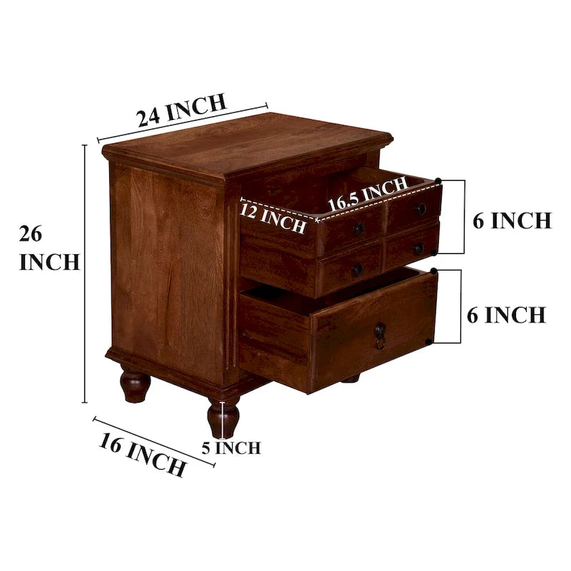 Table de chevet artisanale