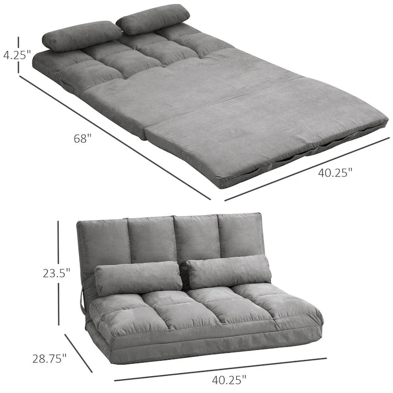 Canapé-chaise de sol convertible
