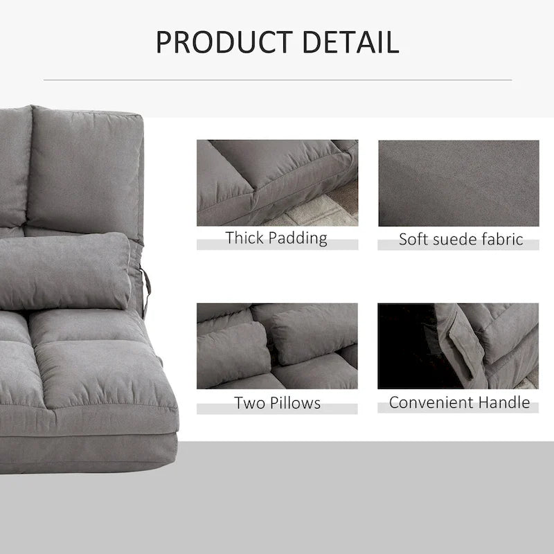 Canapé-chaise de sol convertible