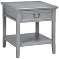 Table d'appoint avec rangement, Table de chevet vintage