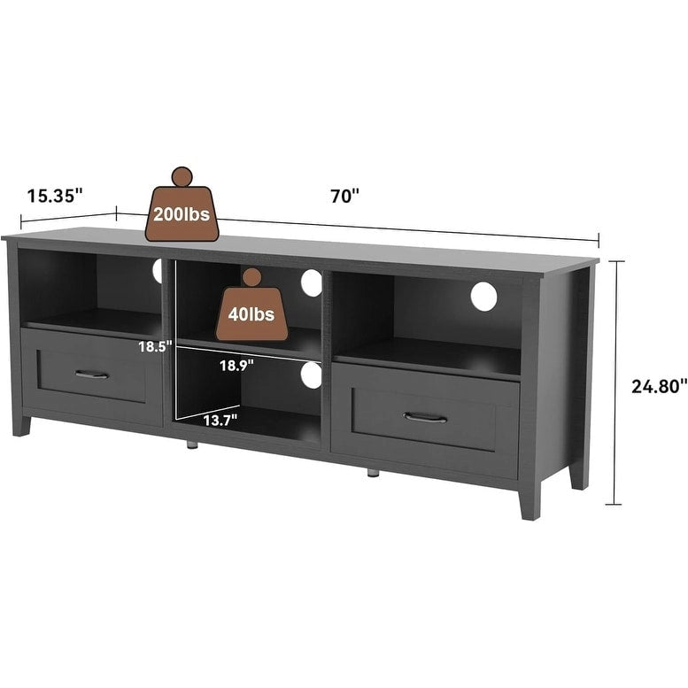 Meuble TV de ferme avec rangements