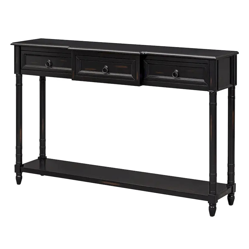 Console de table de canapé avec tiroirs pour entrée