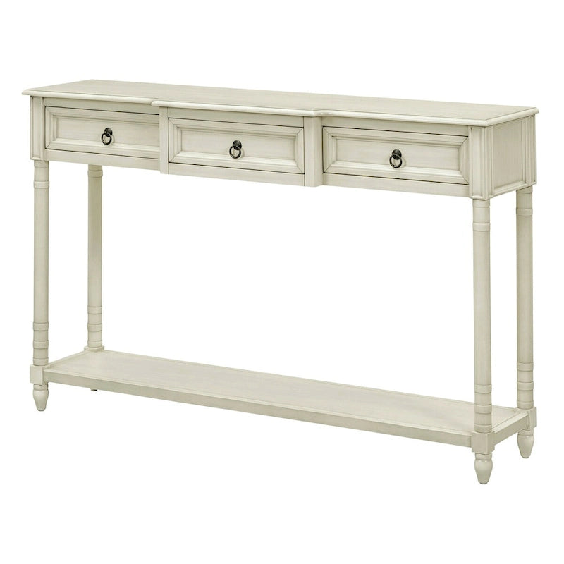 Console de table de canapé avec tiroirs pour entrée